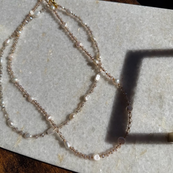 Freshwater Pearl & Crystal Necklace Bundle - Picture 4 of 7